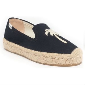 NWT Soludos Hibiscus Palm Espadrille Flat